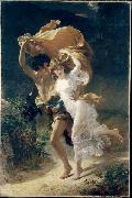 Pierre Auguste Cot The Storm painting